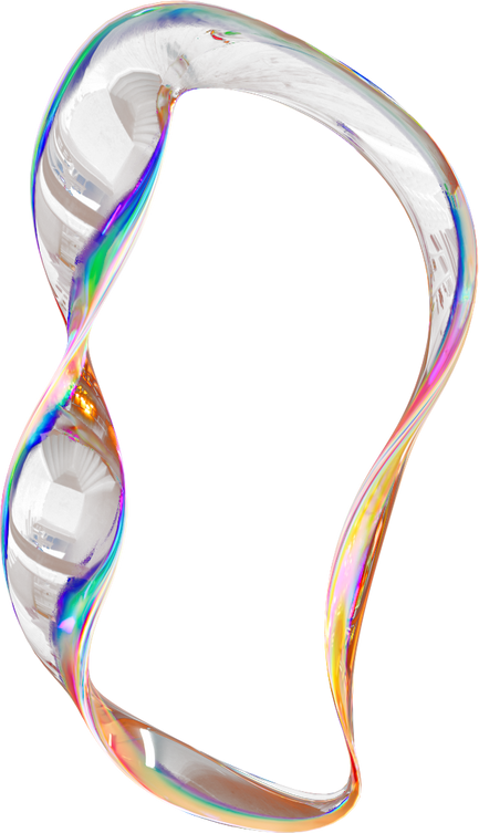 Transparent Liquid Blob Frame